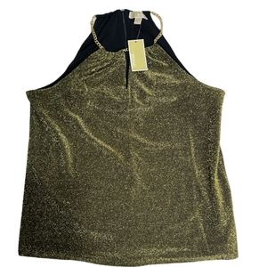 Michael kors women gold top